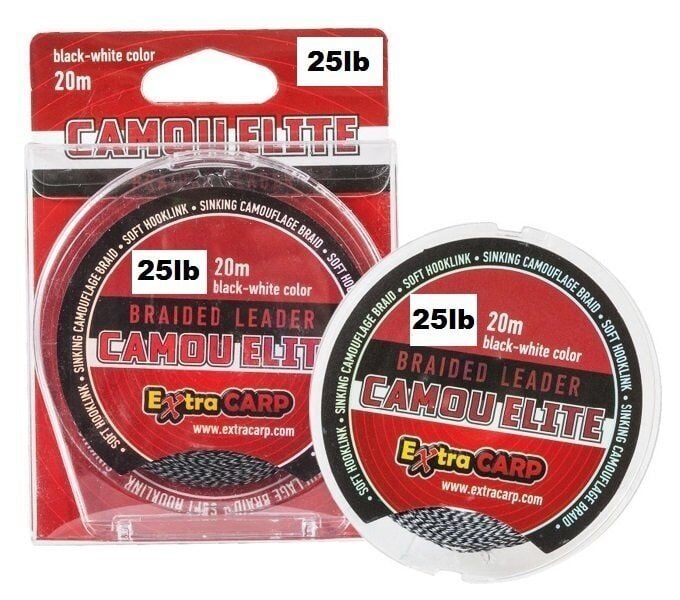 Extra Carp Camou Elite 20m 25lb Köstek İpi