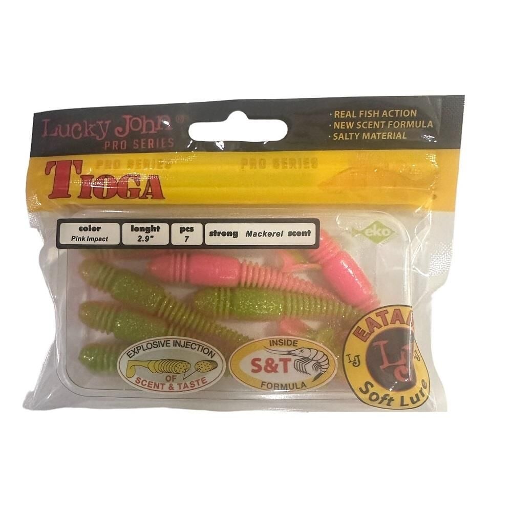 Lucky John Tioga 2.9'' (7.36 cm) 7P Silikon Yem T42