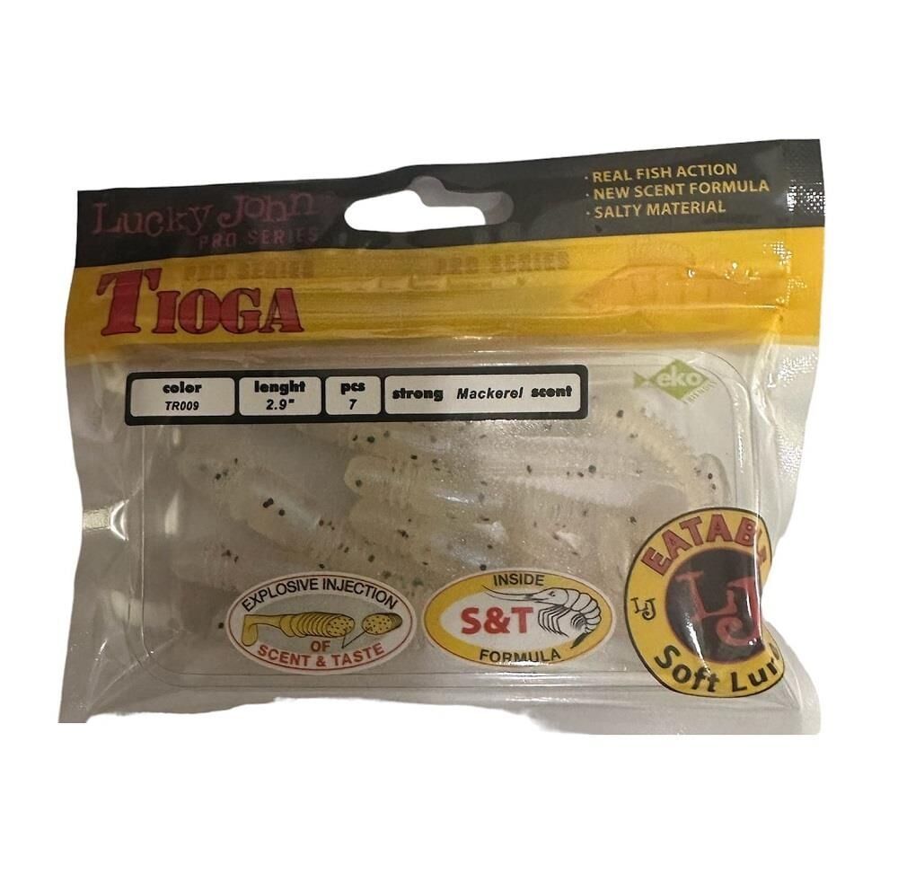 Lucky John Tioga 2.9'' (7.36 cm) 7P Silikon Yem TR009