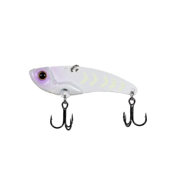 Ryuji Mirror Vib 6.5cm 22gr Vibrasyon Jig Yem Purple Head Glow