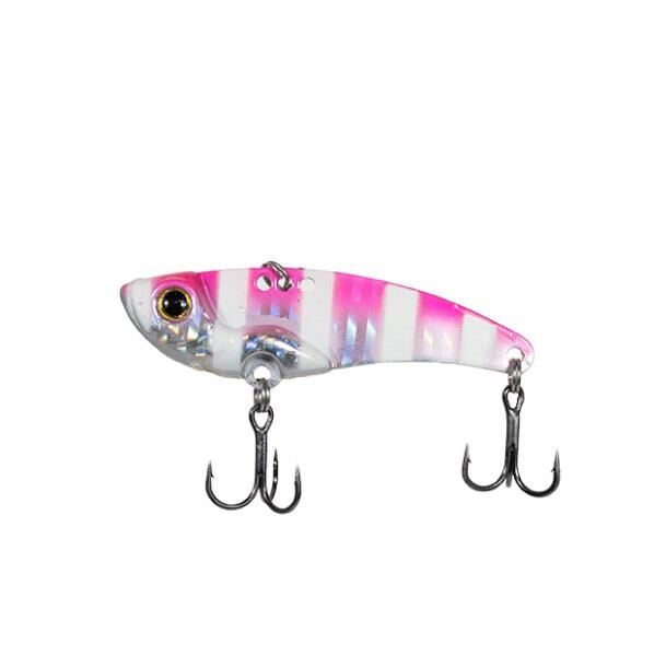 Ryuji Mirror Vib 6.5cm 22gr Vibrasyon Jig Yem Pink Zebra Glow