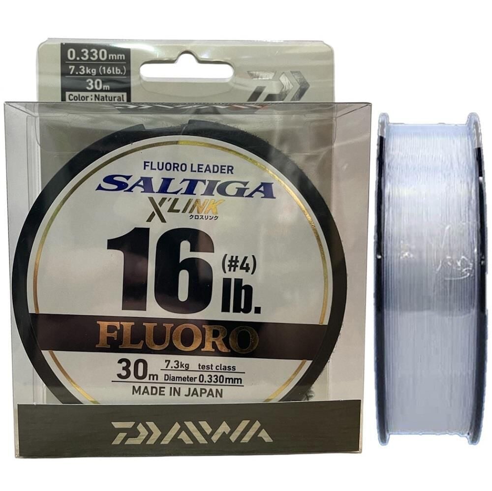 Daiwa Saltiga X Link 30mt 16lb 0.33mm %100 Fluorocarbon Misina