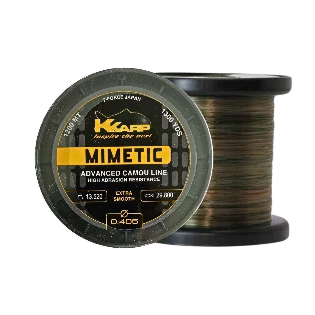 K-Karp Mimetic 0.405mm 1200m Kamuflaj Sazan Misinası