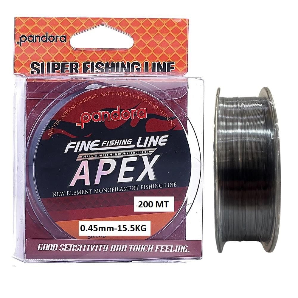 Pandora Apex 200mt 0.45mm Monofilament Olta Misinası Gri