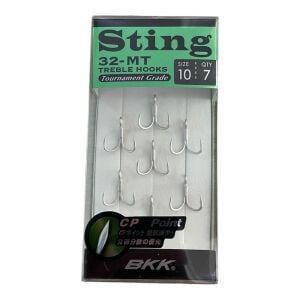 BKK Sting-32 MT No:10 Üçlü Olta İğnesi 7 Adet