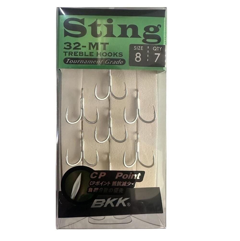 BKK Sting-32 MT No:8 Üçlü Olta İğnesi 7 Adet