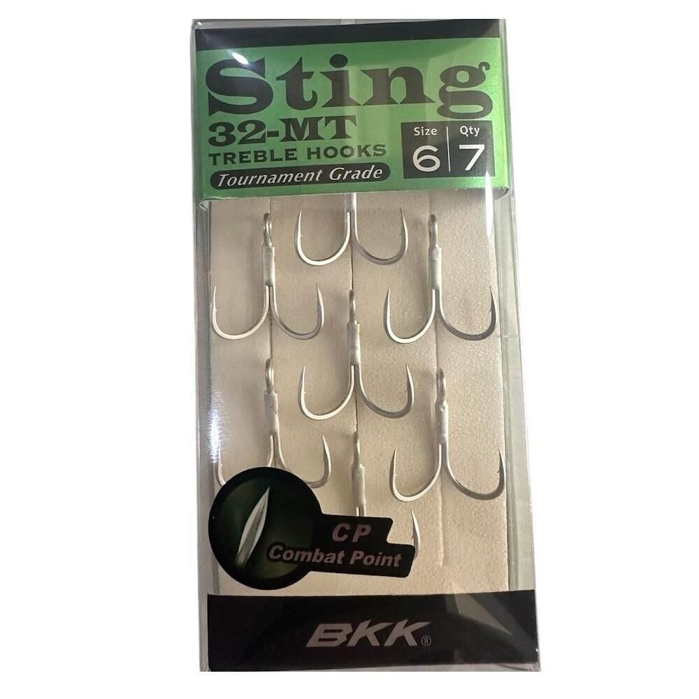 BKK Sting-32 MT No:6 Üçlü Olta İğnesi 7 Adet