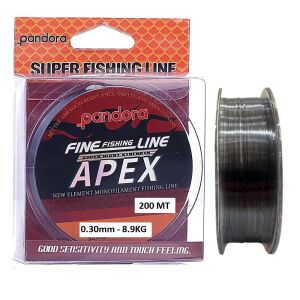 Pandora Apex 200mt 0.30mm Monofilament Olta Misinası Gri
