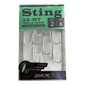 BKK Sting-32 MT No:2 Üçlü Olta İğnesi 6 Adet