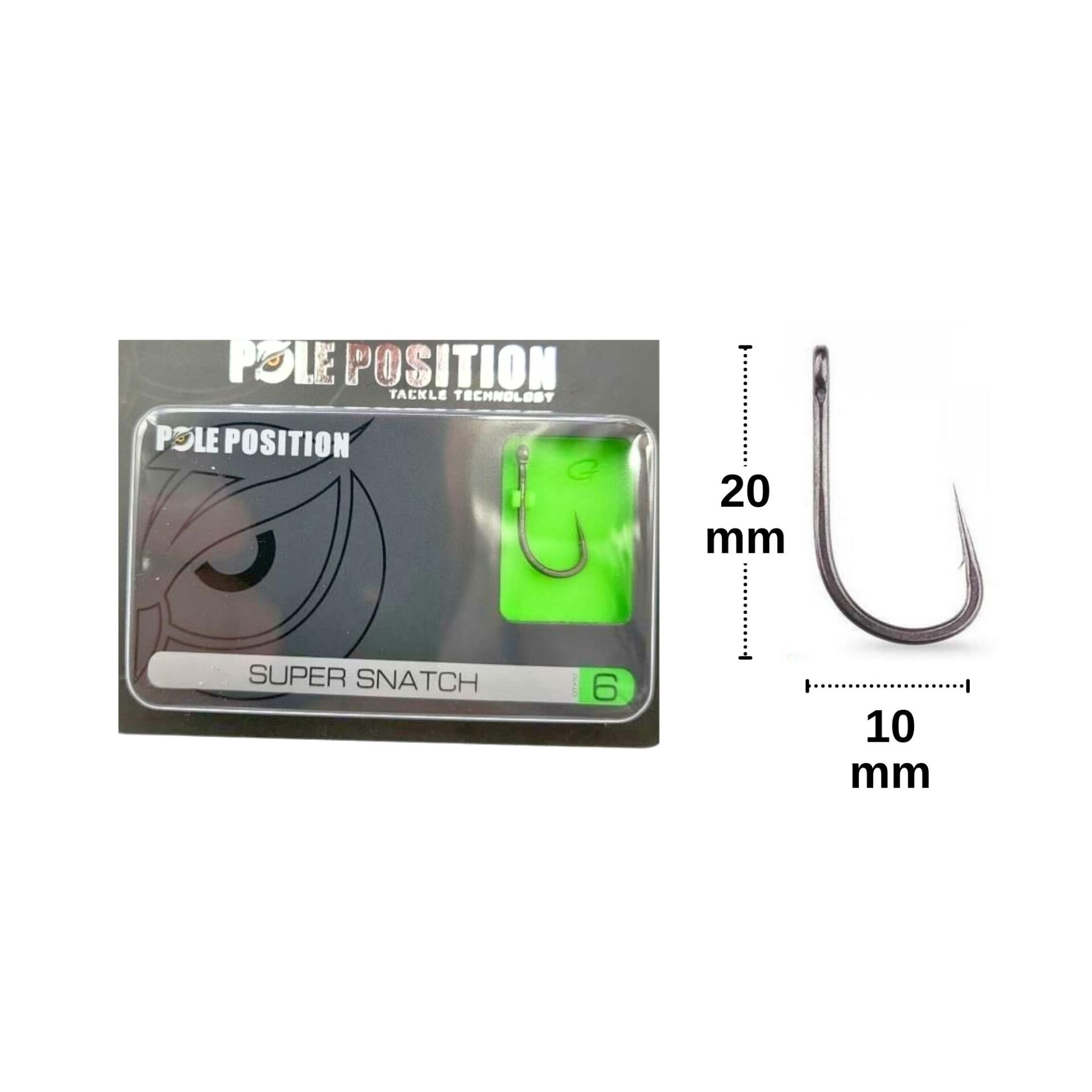 Gamakatsu Pole Position Super Snatch No:6 Sazan İğnesi (10 adet)
