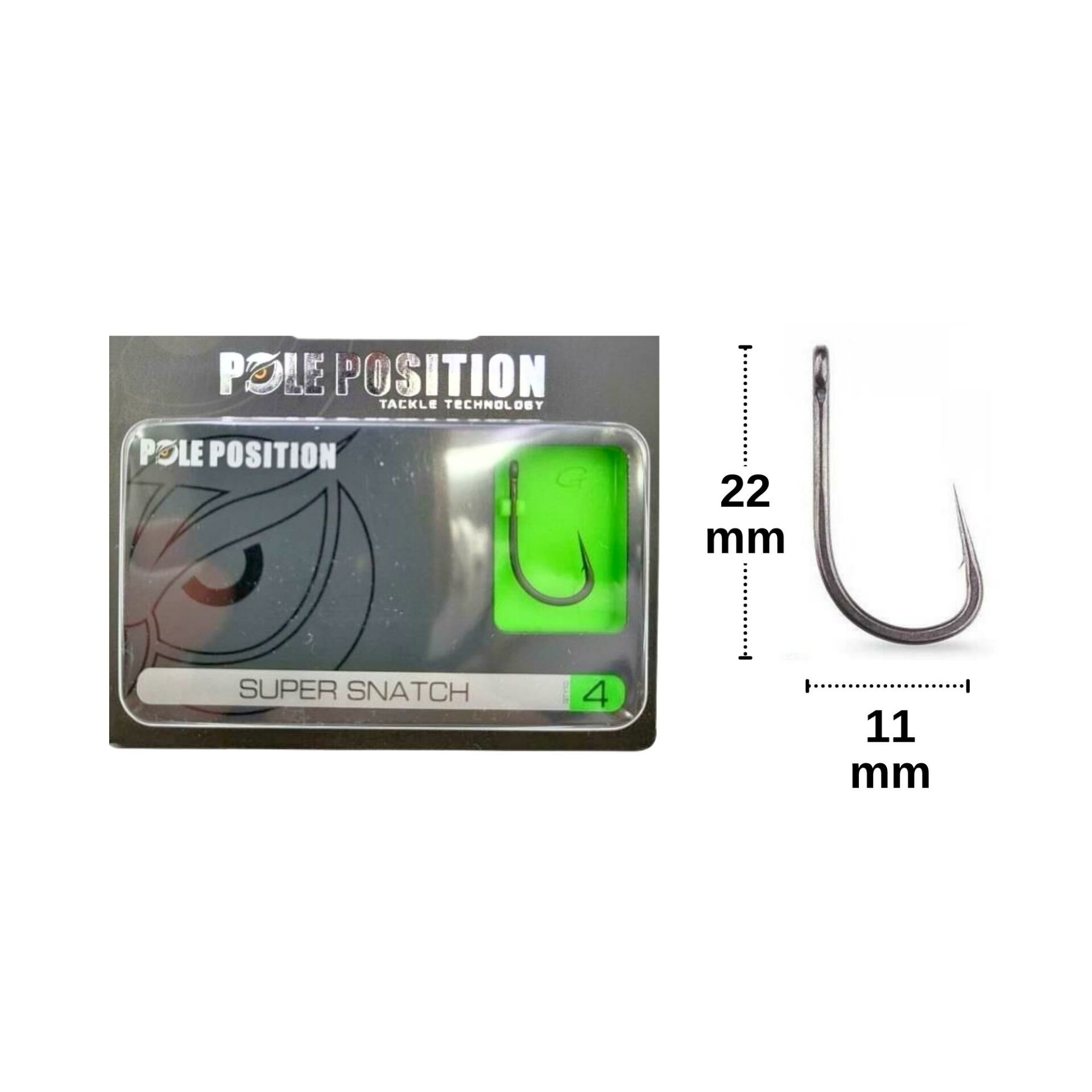 Gamakatsu Pole Position Super Snatch No:4 Sazan İğnesi (10 adet)