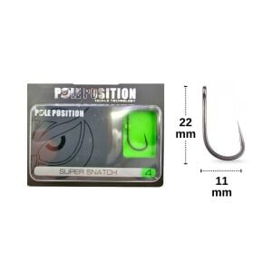 Gamakatsu Pole Position Super Snatch No:4 Sazan İğnesi (10 adet)