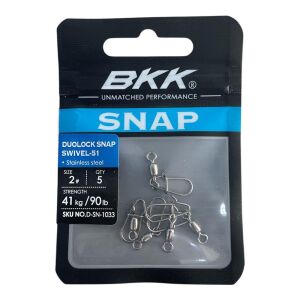 BKK Duolock Snap Swiwel-51 No 2 Klipsli Fırdöndü 5 Adet