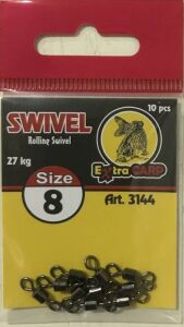 Extra Carp Rolling Swivel No:8