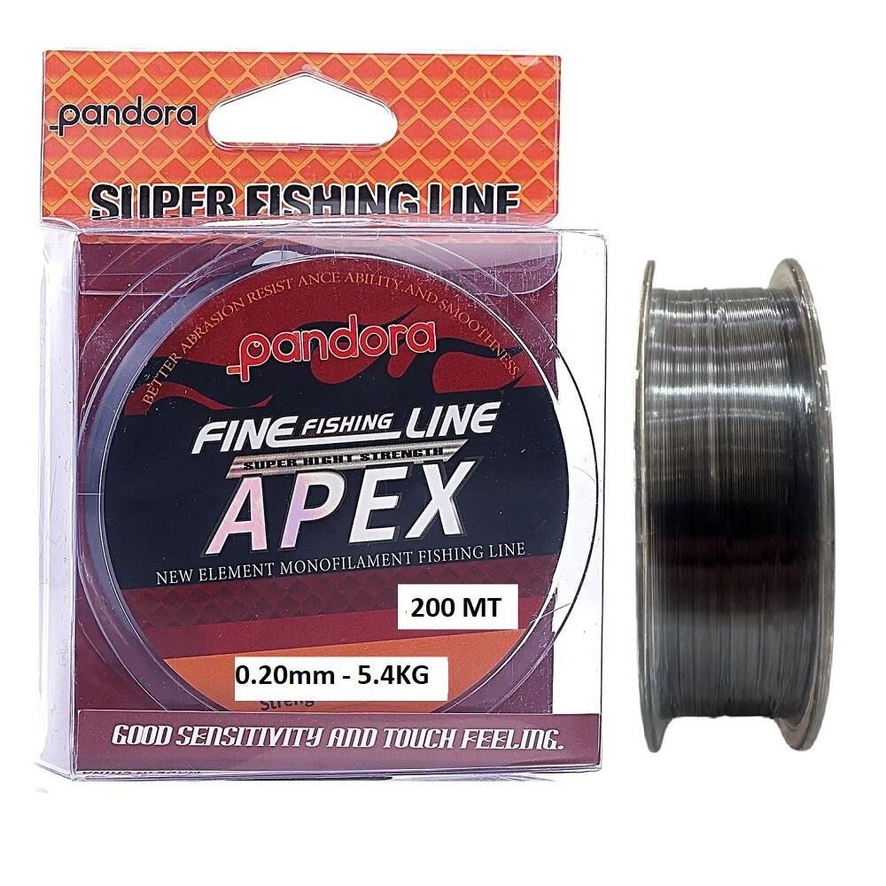 Pandora Apex 200mt 0.20mm Monofilament Olta Misinası Gri