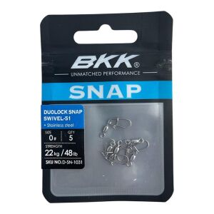BKK Duolock Snap Swiwel-51 No 0 Klipsli Fırdöndü 5 Adet
