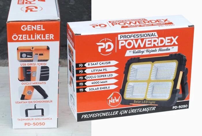 Powerdex PD-5050 Profesyonel Kamp Lambası Projektör