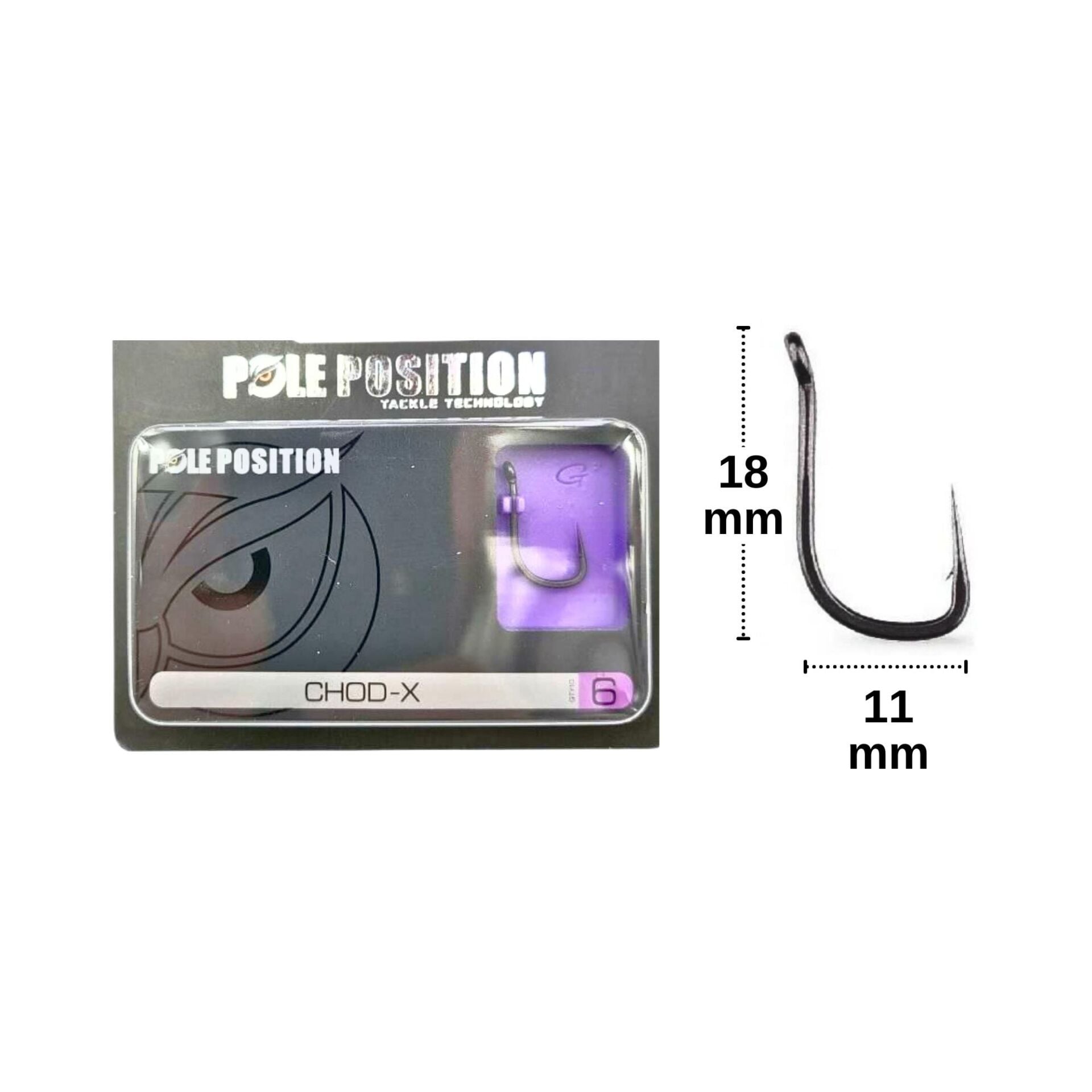 Gamakatsu Pole Position Chod-X No:6 Sazan İğnesi (10 adet)