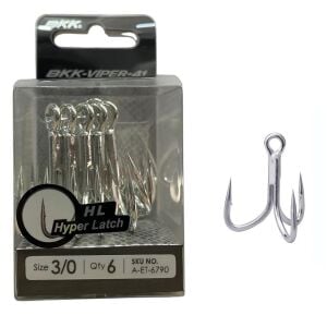 BKK Viper-41 No:3/0 Üçlü Olta İğnesi 6 Adet