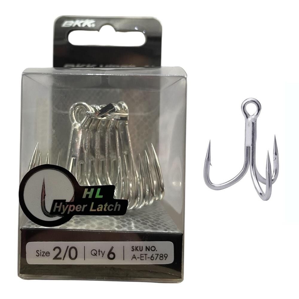 BKK Viper-41 No:2/0 Üçlü Olta İğnesi 6 Adet