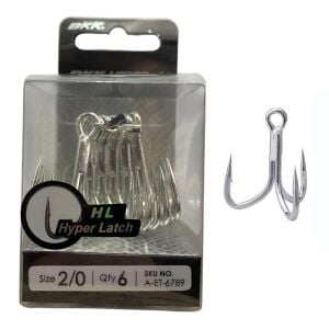 BKK Viper-41 No:2/0 Üçlü Olta İğnesi 6 Adet