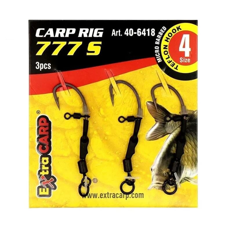 Extra Carp Rig 777 S No:4 (3 adet)