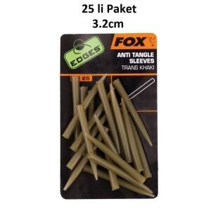 Fox Edges Anti Tangle Sleeves 32mm Dolanma Önleyici (25'li Paket)