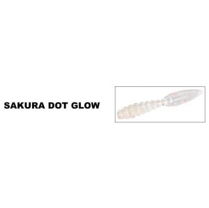 Daiwa Gekkabijin Bibibeam 1.5inch 4cm Lrf Silikon Yem 10 Adet Sakura Dot Glow