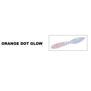 Daiwa Gekkabijin Bibibeam 1.5inch 4cm Lrf Silikon Yem 10 Adet Orange Dot Glow