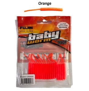 Fujin Baby Worm 5.2cm Floating LRF Silikonu (18 adet) Orange