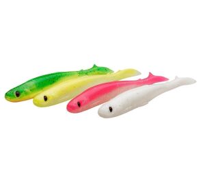 Savage Gear Slender Scoop Shad 9 cm 4 gr Dark Water Mix (4 adet)