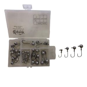 Captain 6436 Kutulu Jig Head Seti 2-3-5-7gr 34 adet