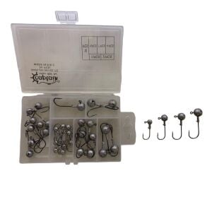 Captain 6436 Kutulu Jig Head Seti 2-3-5-7gr 34 adet