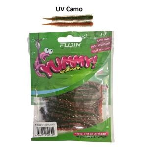 Fujin Yummy Sandworm 7cm LRF Silikonu (20'li) UV Camo