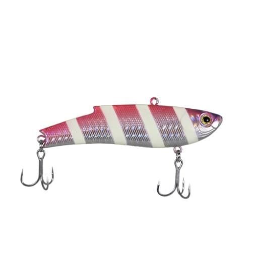 Ryuji Luffer 9cm 32gr Vibrasyon Yem Pink Zebra Glow