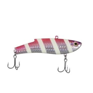 Ryuji Luffer 9cm 32gr Vibrasyon Yem Pink Zebra Glow