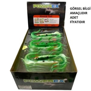 Powerex Shock Tail 19cm 18gr Turna Silikonu Renk 8756