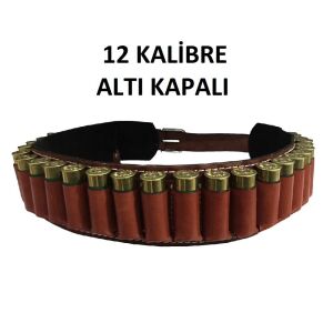 Profesyonel Leather Altı Kapalı Deri Fişeklik (12 Kalibre)