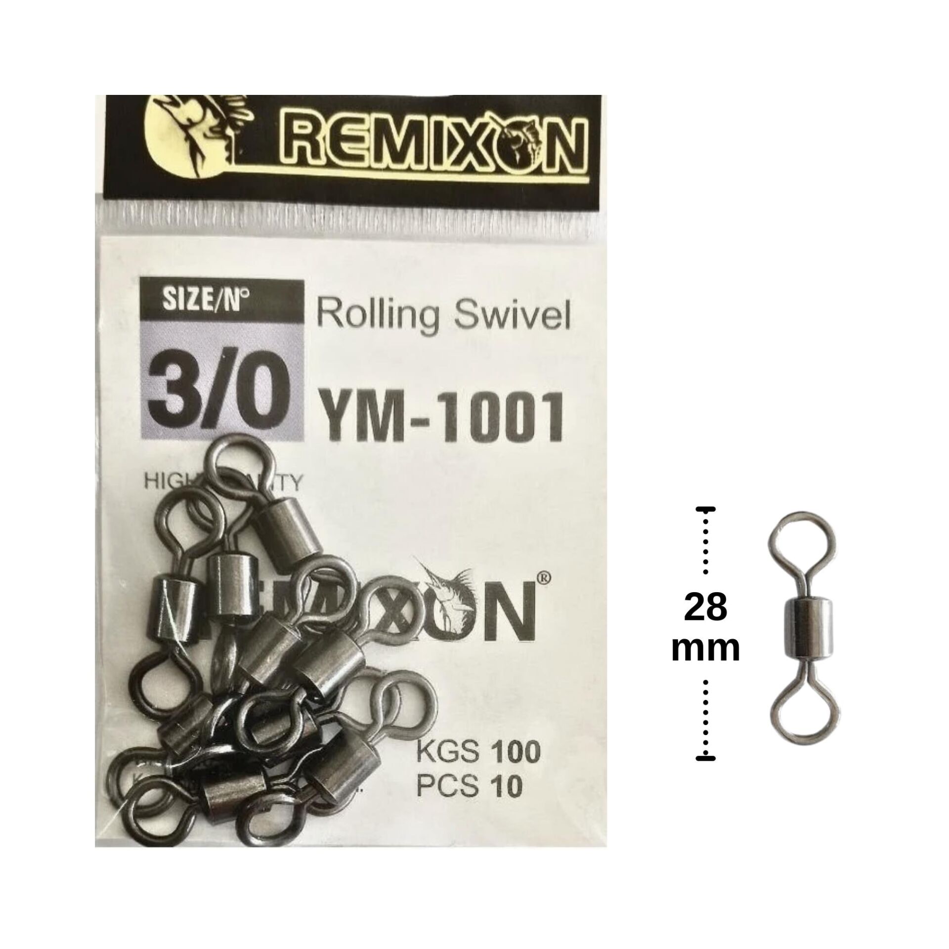 Remixon YM-1001 No:3/0 Fırdöndü (10 adet)
