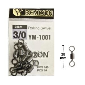 Remixon YM-1001 No:3/0 Fırdöndü (10 adet)