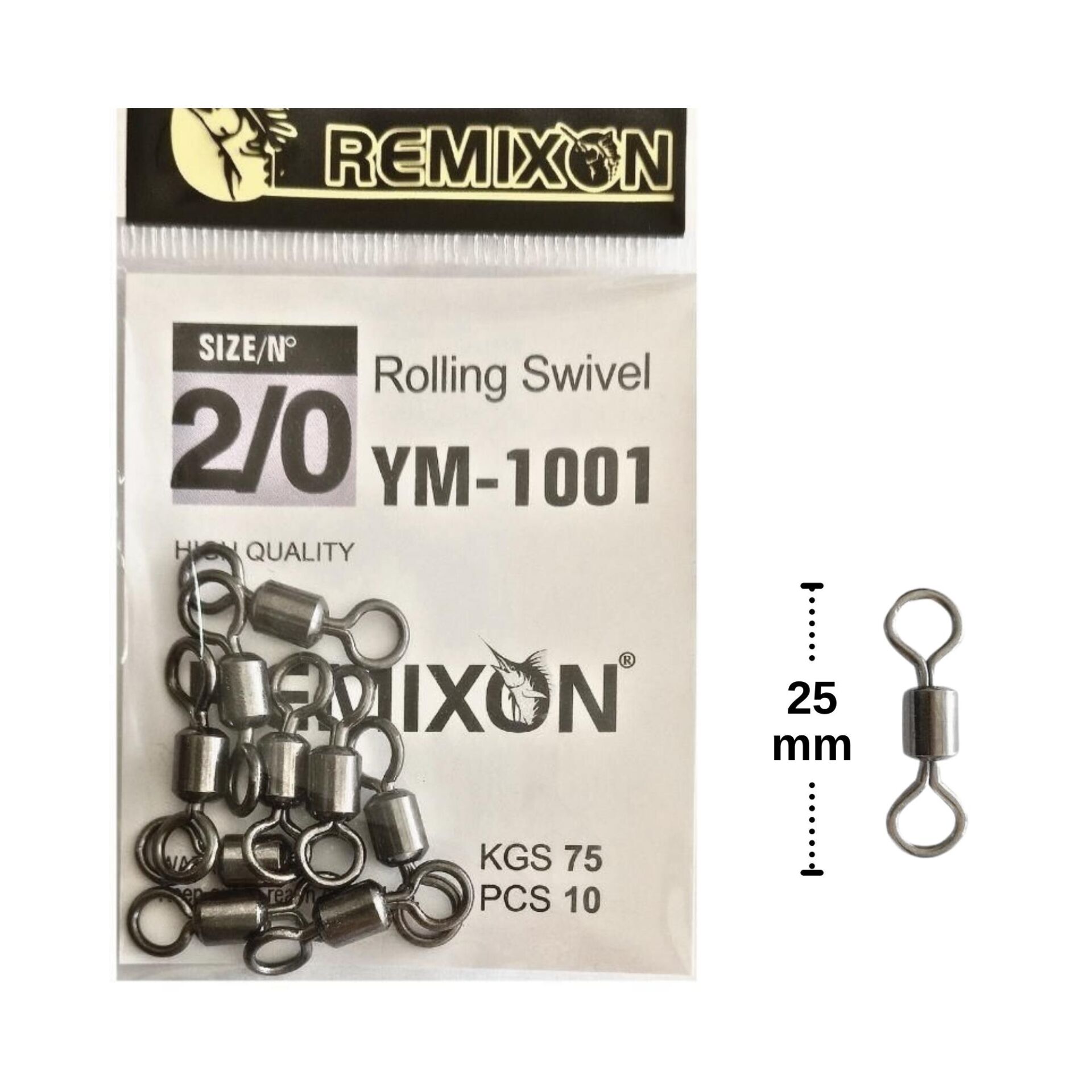 Remixon YM-1001 No:2/0 Fırdöndü (10 adet)