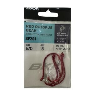 BKK Red Octopus Beak No:5/0 Olta İğnesi 5 Adet
