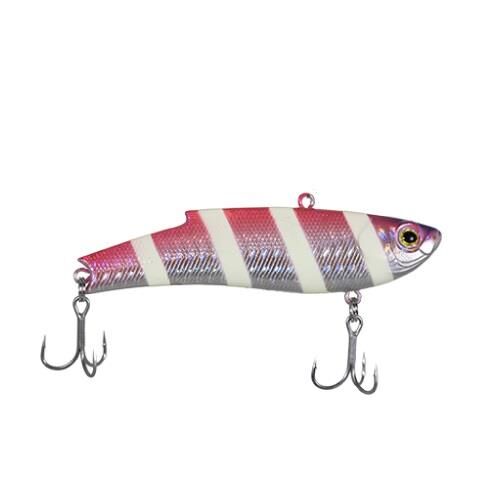 Ryuji Luffer 8cm 23gr Vibrasyon Yem Pink Zebra Glow