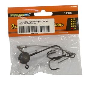 Powerex 20gr Jig Head 6/0 İğneli Çelik Telli Silkon Yem Hazır Takımı