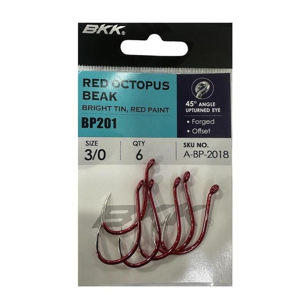 BKK Red Octopus Beak No:3/0 Olta İğnesi 6 Adet