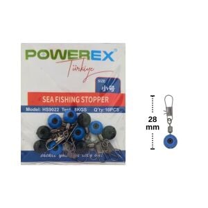 Powerex HS9022 S Beden Stoperli Klipsli Fırdöndü 10 lu Paket