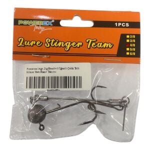 Powerex 14gr Jig Head 4/0 İğneli Çelik Telli Silkon Yem Hazır Takımı