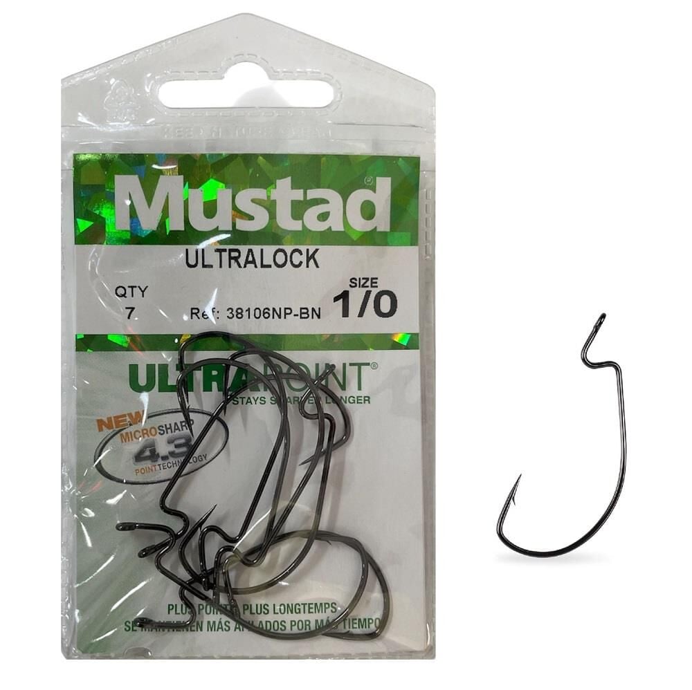 Mustad Ultralock 38106NP-BN Offset İğne No:1/0 7 Adet