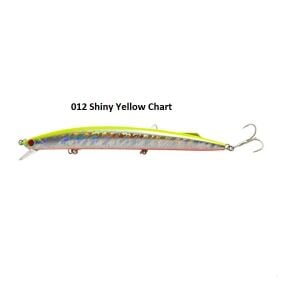 Fujin Kingjerk Sinking 19 cm 34 gr Maket Balık 012 Shiny Yellow Chart