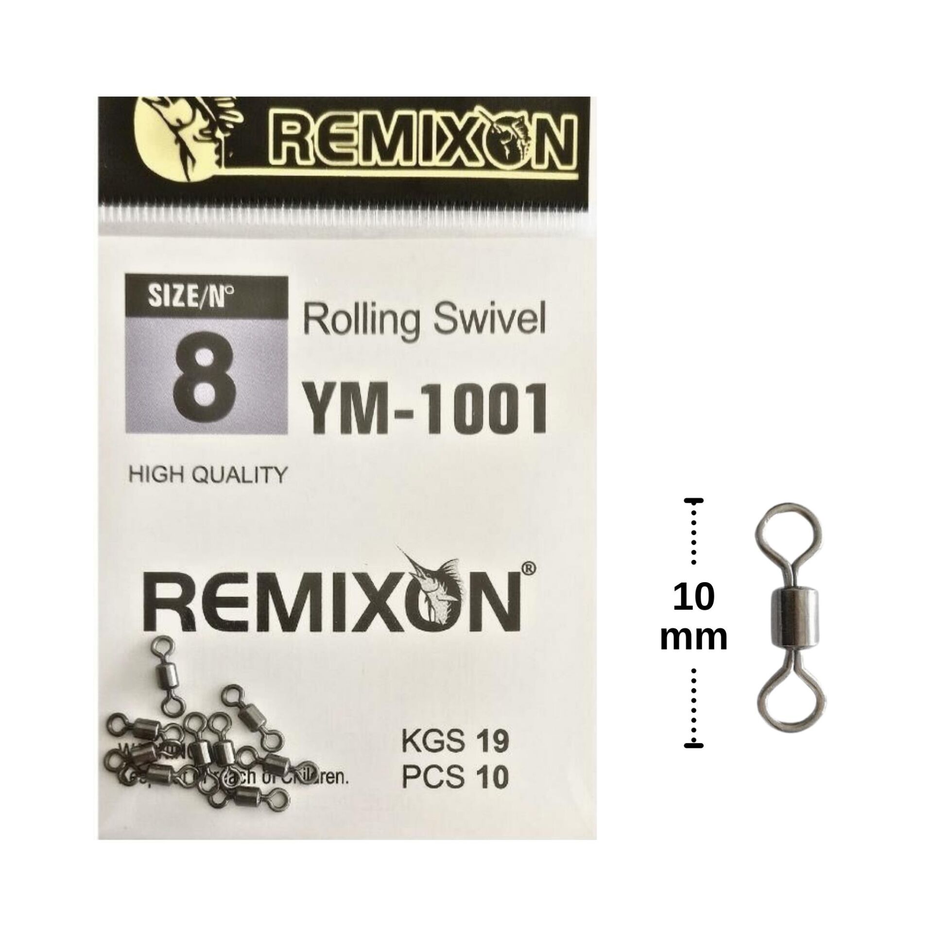 Remixon YM-1001 No:8 Fırdöndü (10 adet)